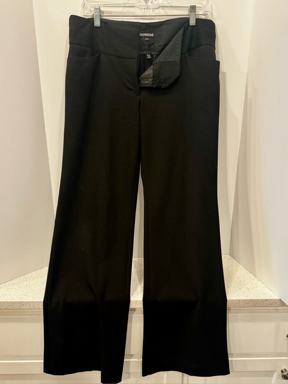 Express Black Wide-Leg Dress Pants - Size 10R